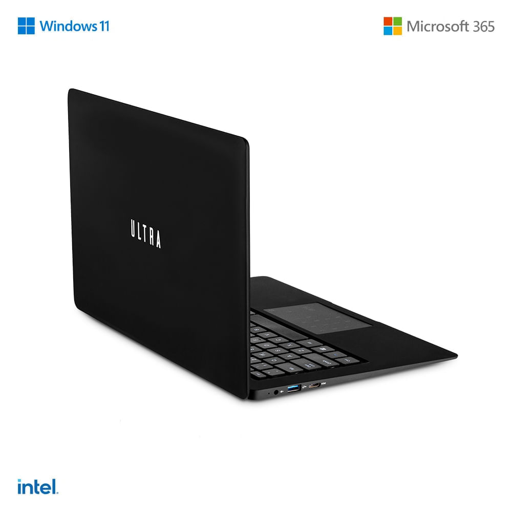 Notebook Ultra, com Windows 11 Home, Intel Celeron, 4GB 120GB SSD, Tela 14,1 Pol, Microsoft 365 Personal + 1TB na Nuvem - UB235 UB235