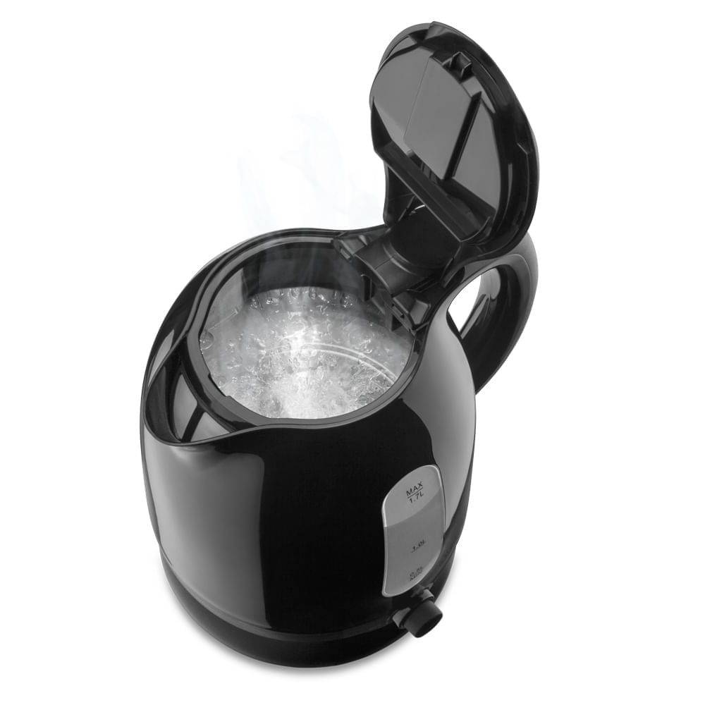 Chaleira Elétrica Jarro De Plástico 1,7L 220V Com Controle De Temperatura Base Removível 1850W - Multilaser - BE026OUT [Reembalado]