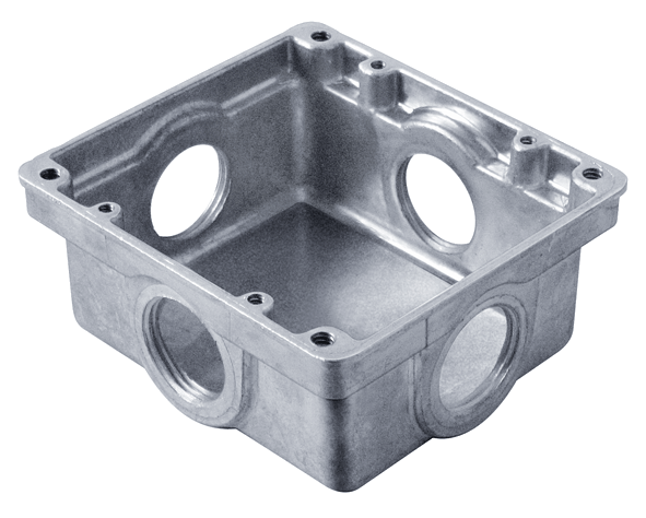 Caixa Passagem Aluminio 4 X 4 Baixa B4-1/15 3/4