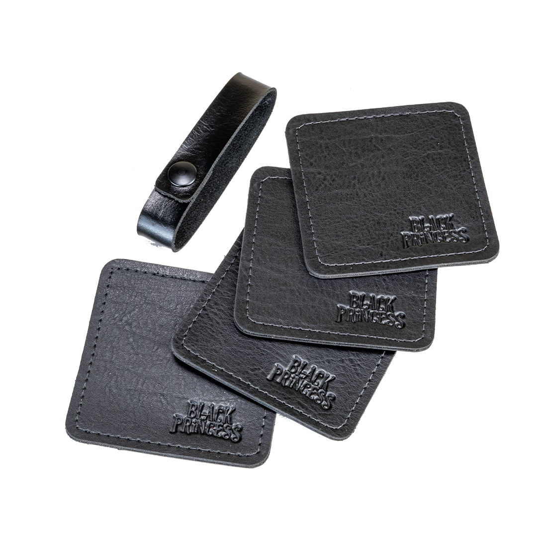 Porta Copos Black Princess - Kit com 04 Peças