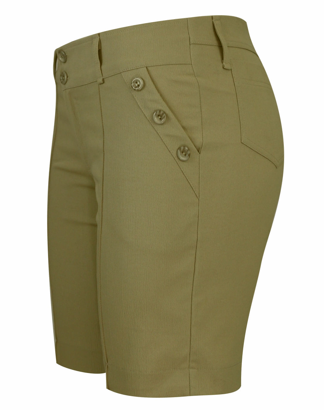 Encontraproduto.com.br - Shorts de Sarja Básico Bege | Pau a Pique
