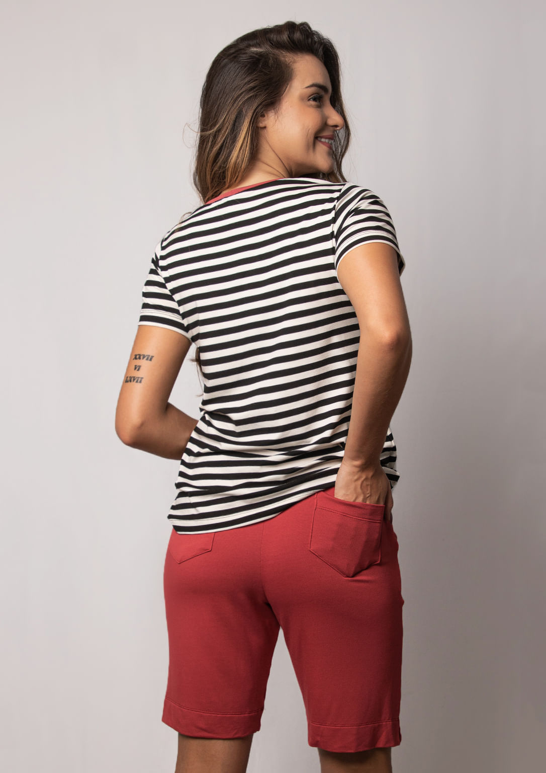 Shorts Básico Goiaba | Pau a Pique